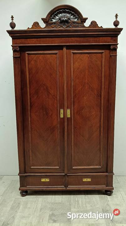 szafa stara eklektyczna drewniana mieszczańska