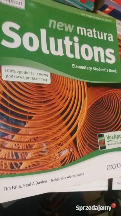 matura solutions student book unikatowe książki Warszawa