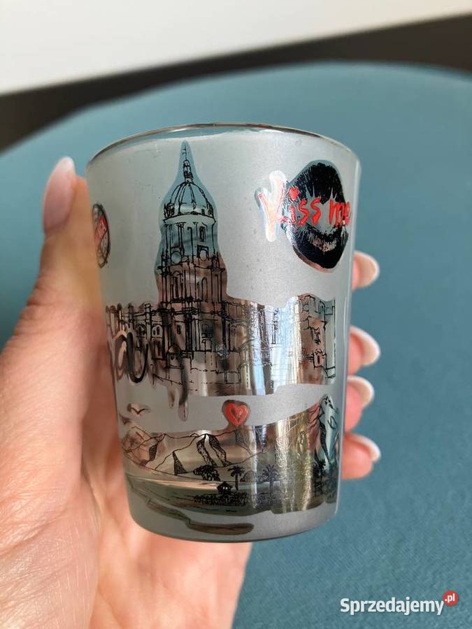 Nowy kieliszek pamiątka na prezent Malaga shot przezroczysty Nisko sprzedam