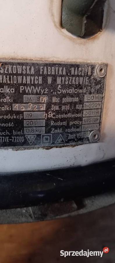 Pralka Światowid Wągrowiec