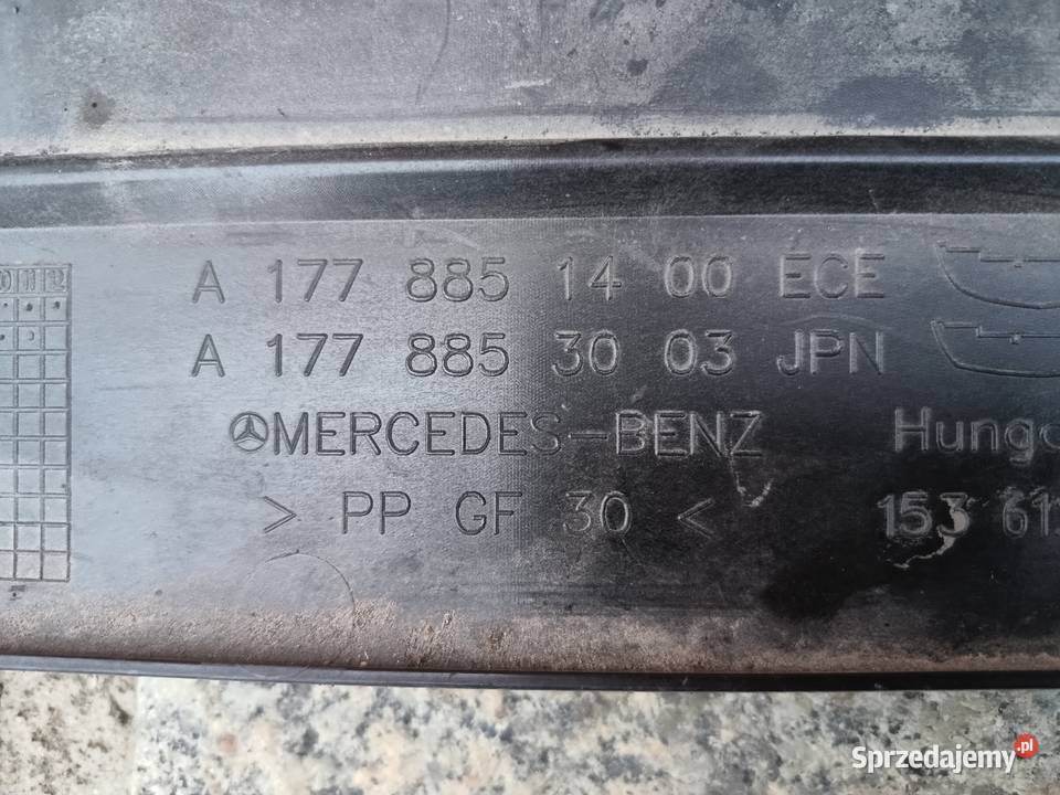 Mercedes a klasse w 177 osłona zderzaka Opole