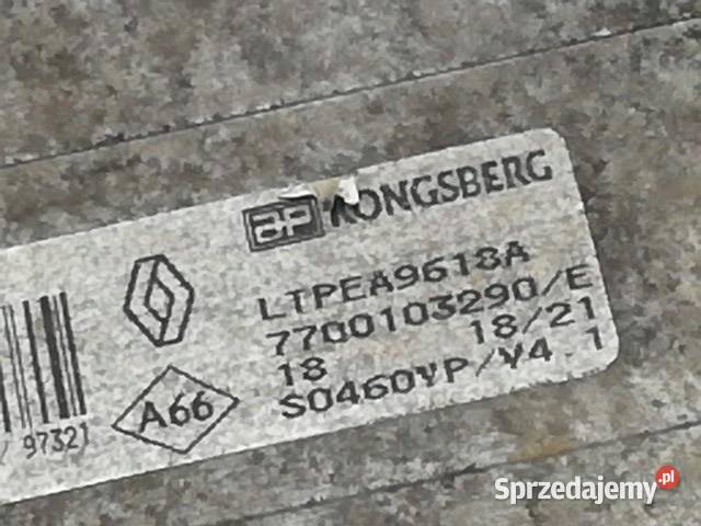 STEROWNIK SILNIKA 7700103290E Renault Scenic 16 Rok produkcji 1998 świętokrzyskie