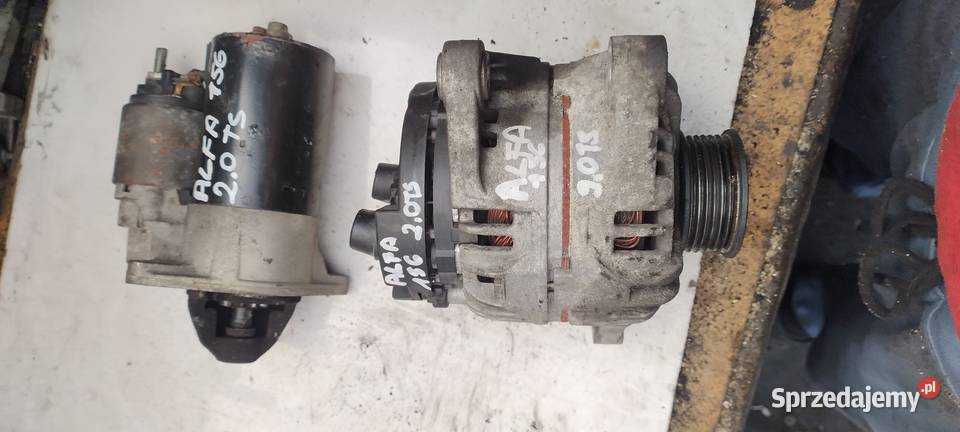 ALFA ROMEO 156 20TS rozrusznik alternator Układ elektryczny silnika Kielce sprzedam