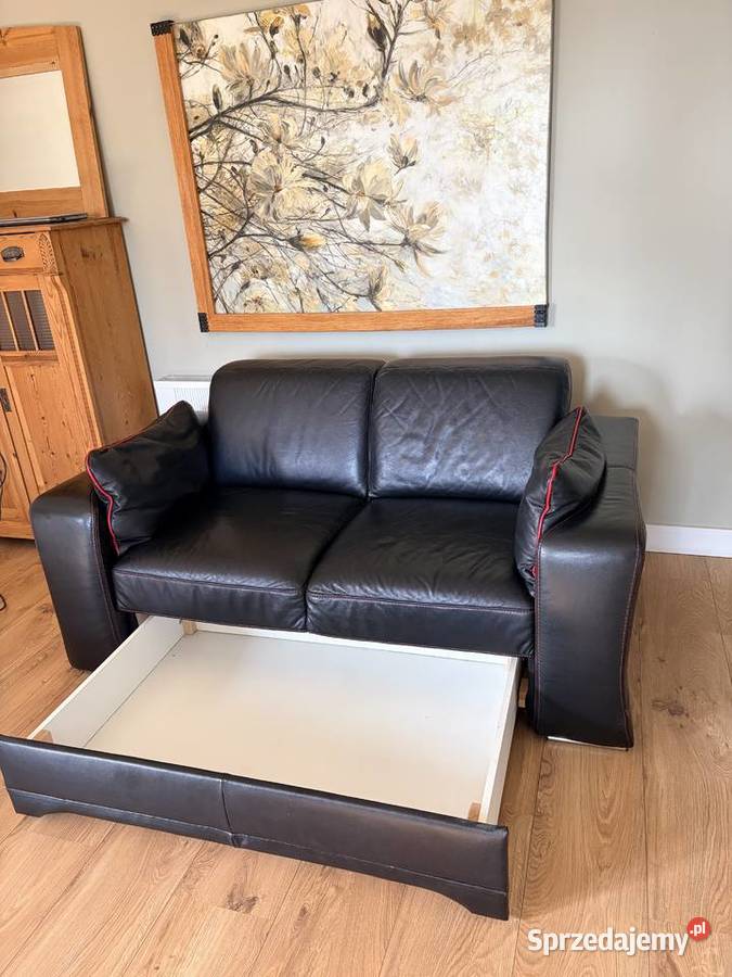 Skórzana kanapa Etap Sofa z pojemnikiem na Gdańsk