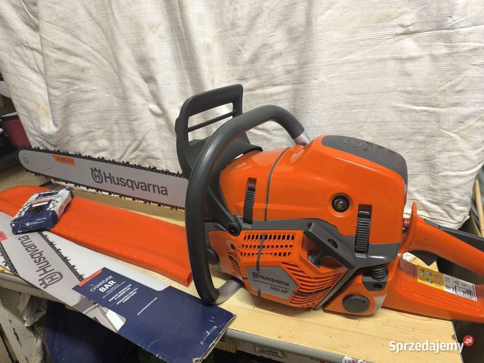 Nowa największa pilarka HUSQVARNA 592XP piła 76 Ostrowiec Świętokrzyski