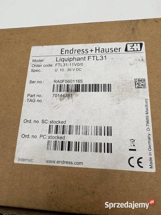 EndressHauser FTL3111V00 70144381 Sygnalizator Warszawa