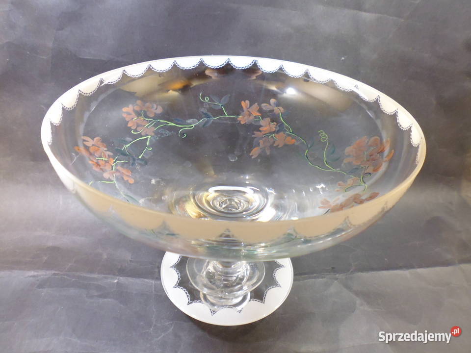 Patera Szklana Orrefors Rękodzieło Warszawa