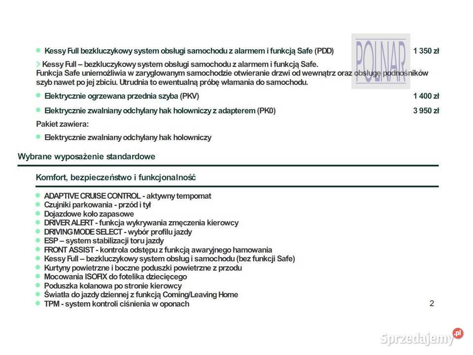 Skoda KODIAQ 20TDI 200 4x4 Polski Salon podgrzewane fotele Kodiaq Poznań