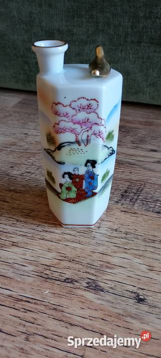 Unikat Japońska Gwiżdżąca Butelka Sake Vintage Antyki, Sztuka, Kolekcje Wąbrzeźno