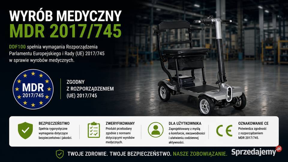 Skuter inwalidzki pracowników halowych ochrony sprzedam