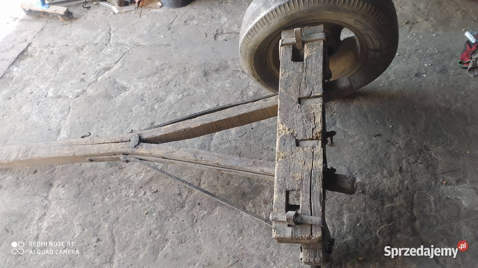 Pozostałości wozie konnym oś tył lubelskie Bełżyce