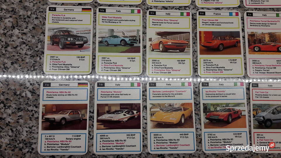 Karty Top Trumps series 2 Prototypes Głuchołazy