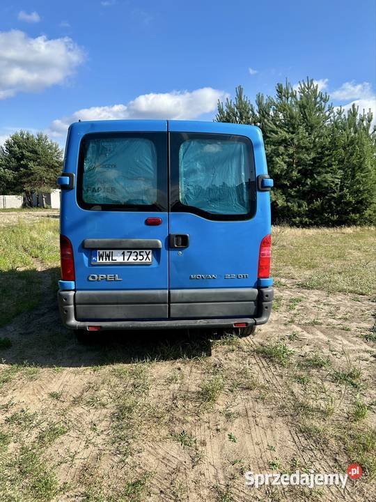 Opel Movano mowano A niski przebieg 144000 Borzymy sprzedam