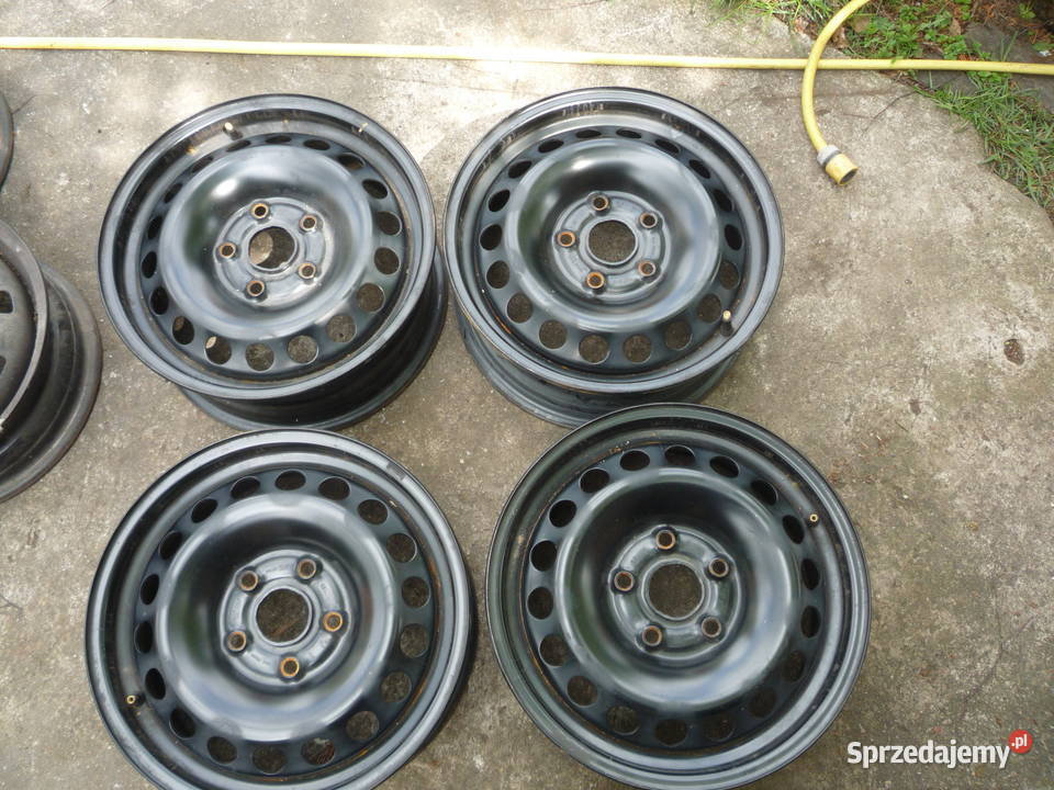 Sprzedam felgi stalowe do VwAudiSkoda 6Jx15 ET Części Koluszki
