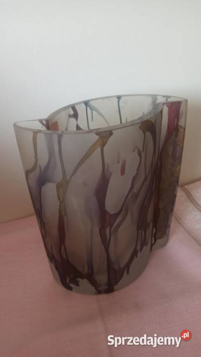 Wazon szklany KROSNO o Interesującej Gdańsk sprzedam