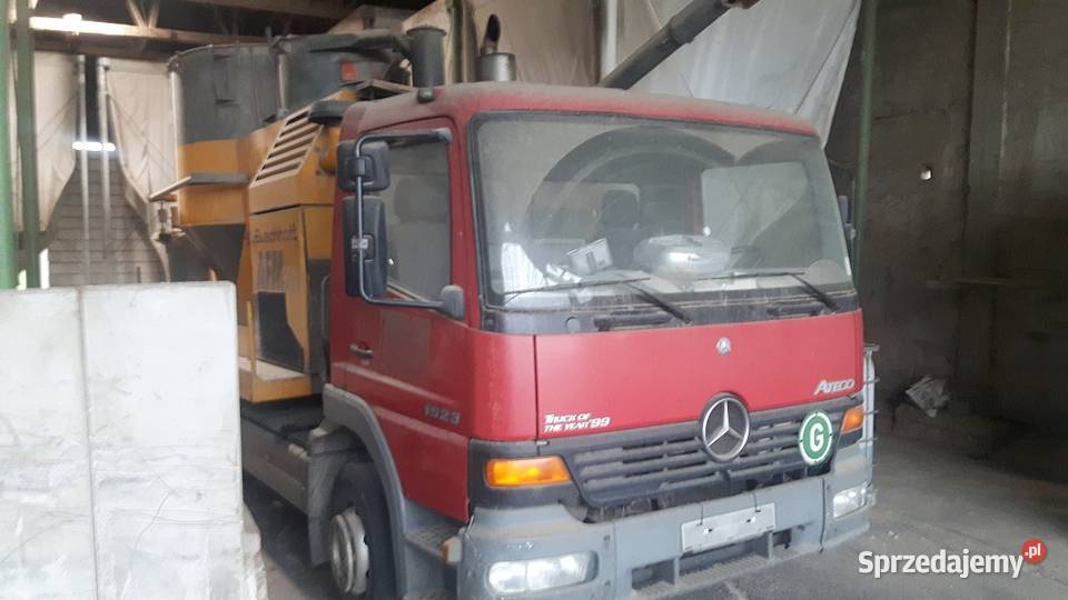 Mobilna mieszalnia pasz Buschhoff Mercedes Atego nieuszkodzony Ostrów Wielkopolski