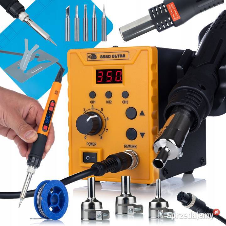 Zestaw Lutowniczy Rosfix 858D Ultra 700W Ludźmierz