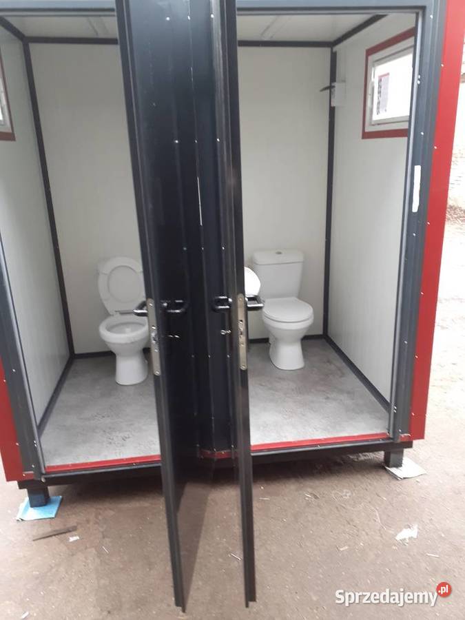 Łazienka damsko męska kontener sanitarny WC Jasieniec