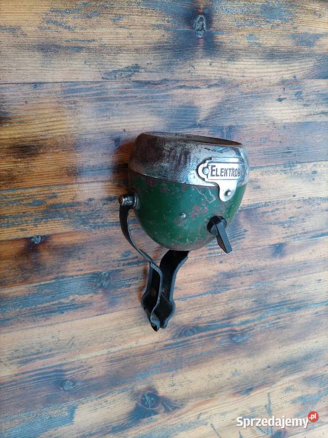 Przedwojenna Polska Lampa Rowerowa Rotodyn