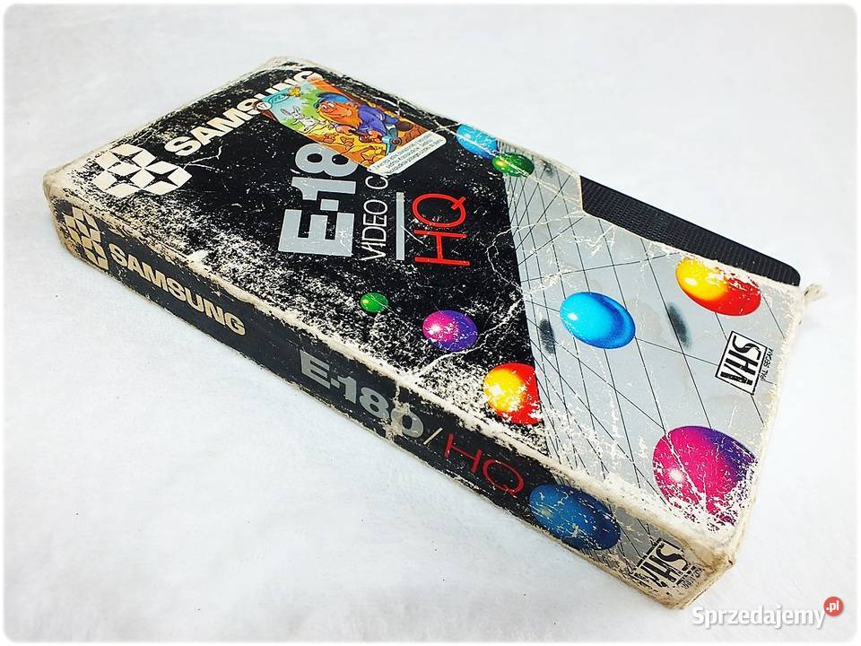 Kaseta VHS SAMSUNG 180 minut Filmy Tunel VHS Filmy Żary