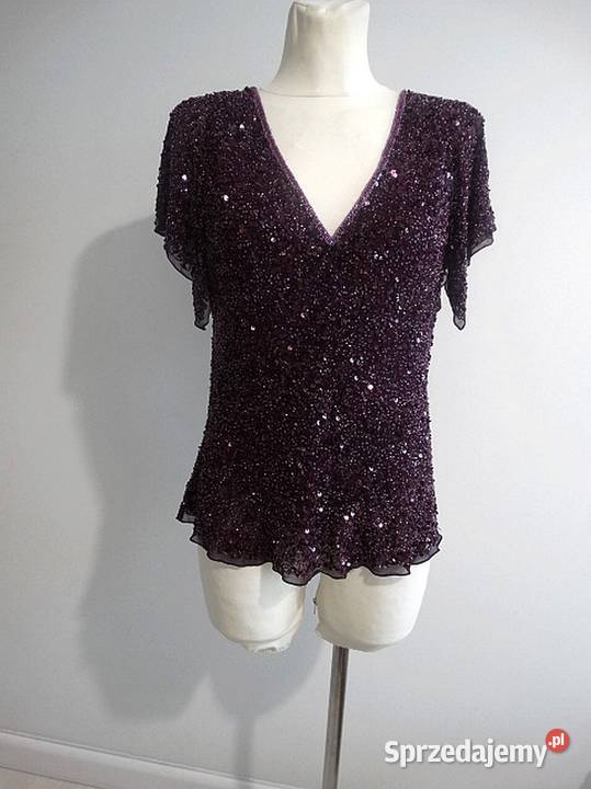 Bluzka Jedwabna 100 Jedwab Balowa Wieczorowa podlaskie Łomża