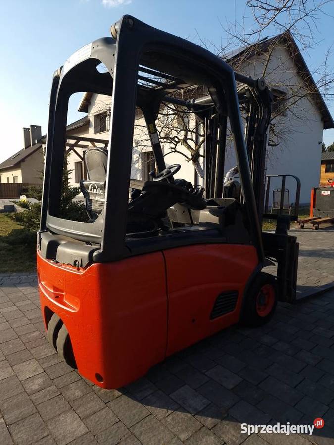 Linde E15 2011r 8600Mth Triplex Pozycjoner wózek