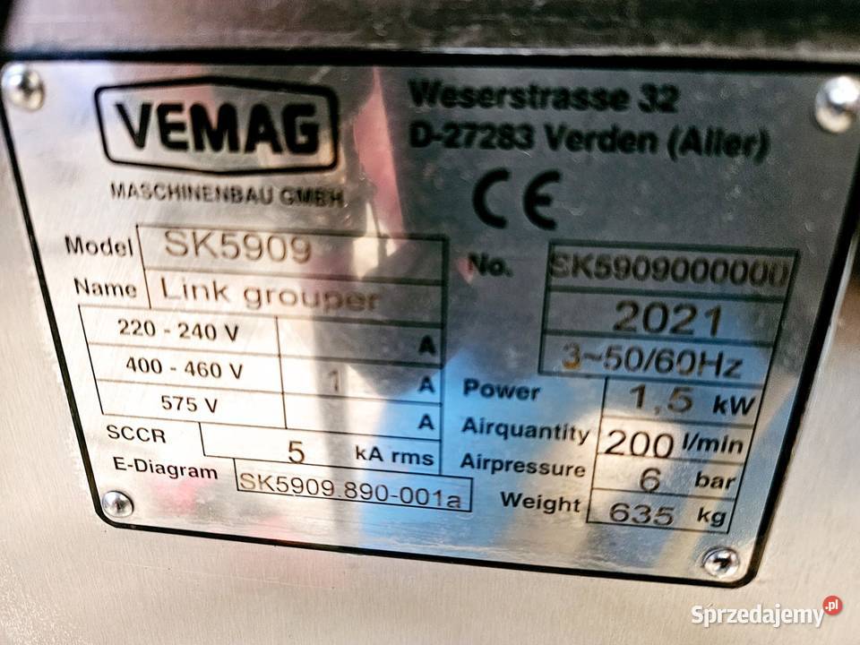 FormierkaMaszyna do formowania kulek VEMAG Krotoszyn sprzedam