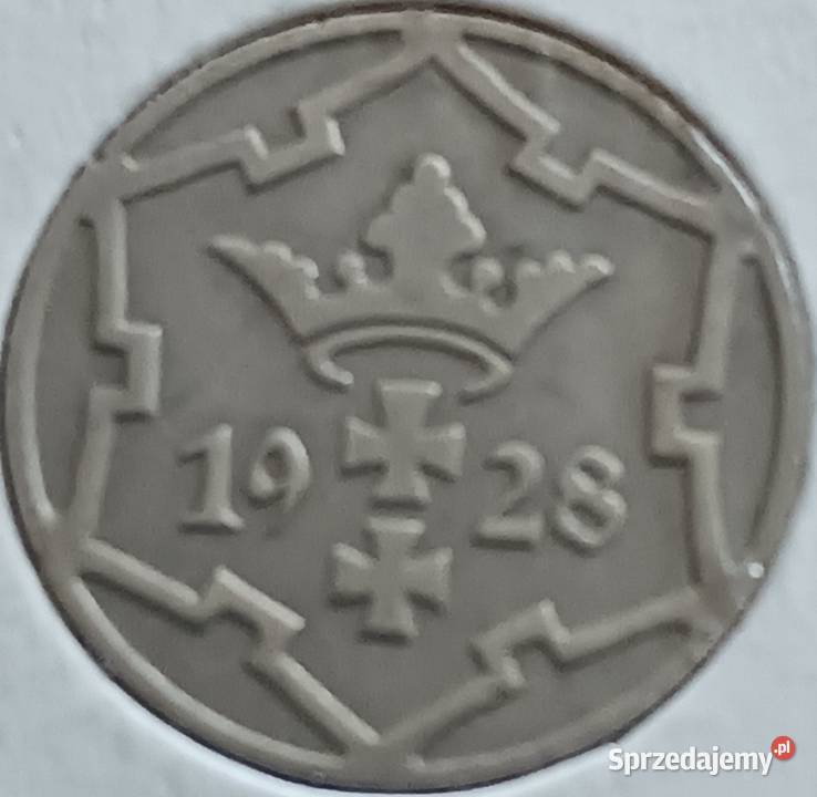 5 Fenigów Wolne Miasto Gdańsk 1928 r Rzadkość