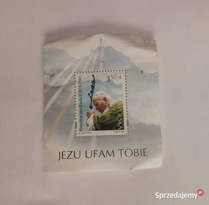 Znaczek pontyfikat Jana Pawła I I Filatelistyka śląskie