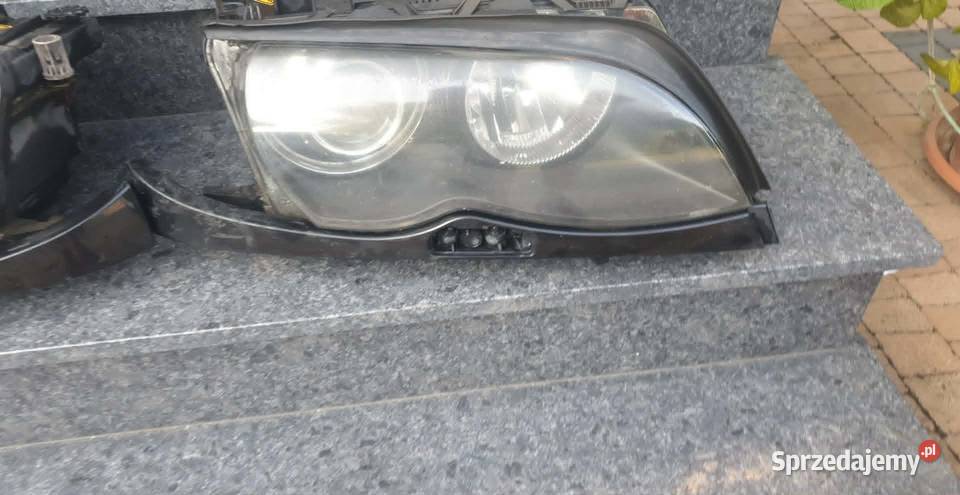 Lampy przód xenon lampy przednie xenony bmw e46 małopolskie Modlniczka