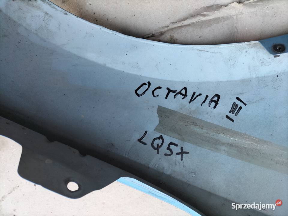 SKODA OCTAVIA III 3 KOMBI LQ5X BŁOTNIK LEWY lubelskie Kamień-Kolonia sprzedam