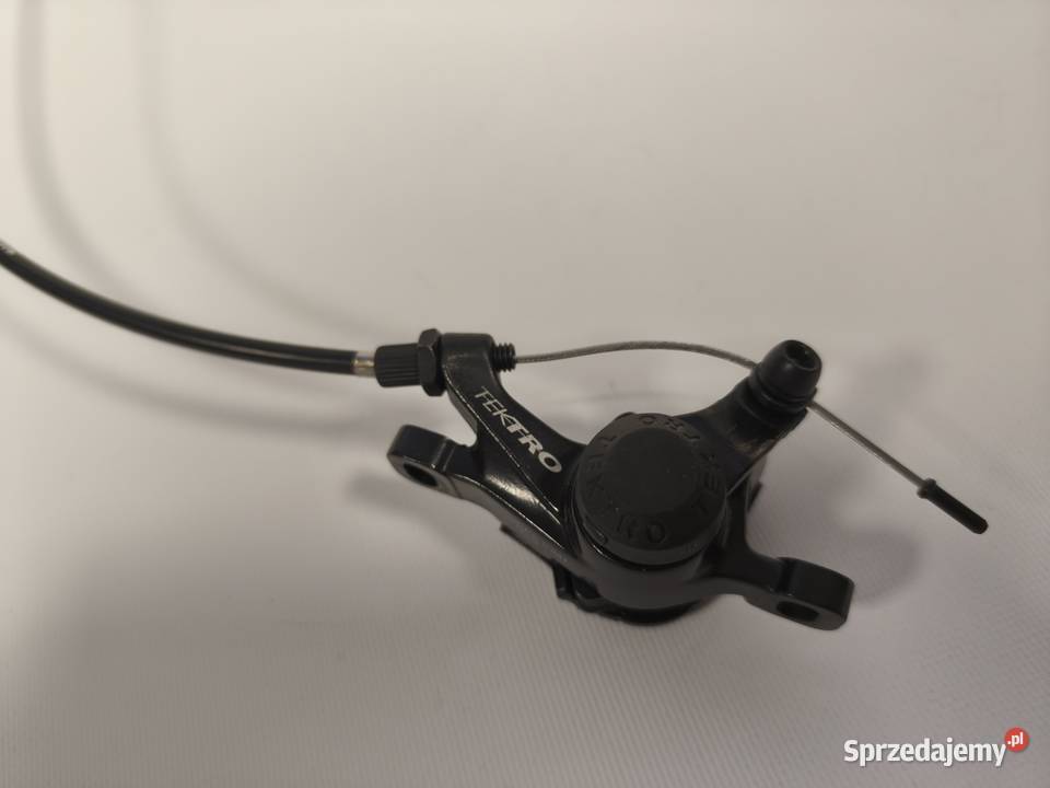 Hamulec tarczowy klamka lewa krótka aluminium Dębica