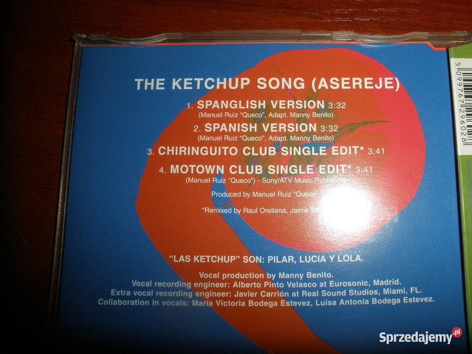 płyta cd Las Ketchup Asereje maxisingiel 1 płyta Kraków sprzedam