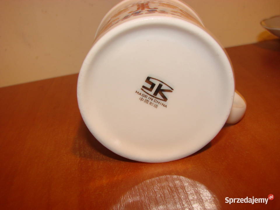 SK porcelanowy chiński kubek Pruszcz Gdański