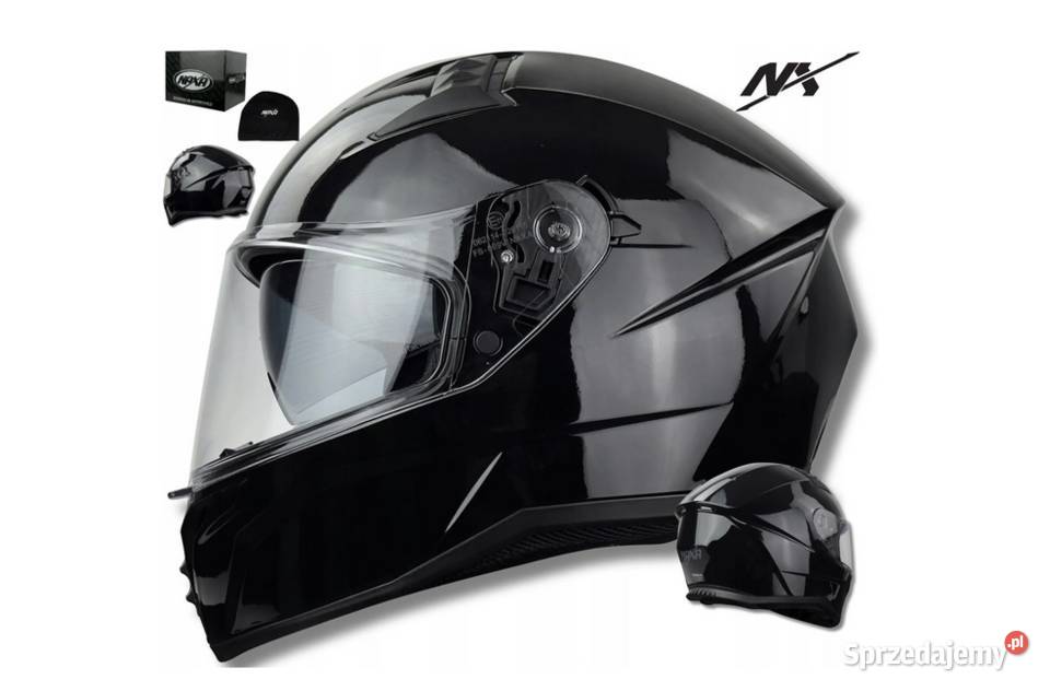KASK MOTOCYKLOWY NAXA F35A Z BLENDĄ śląskie Sosnowiec