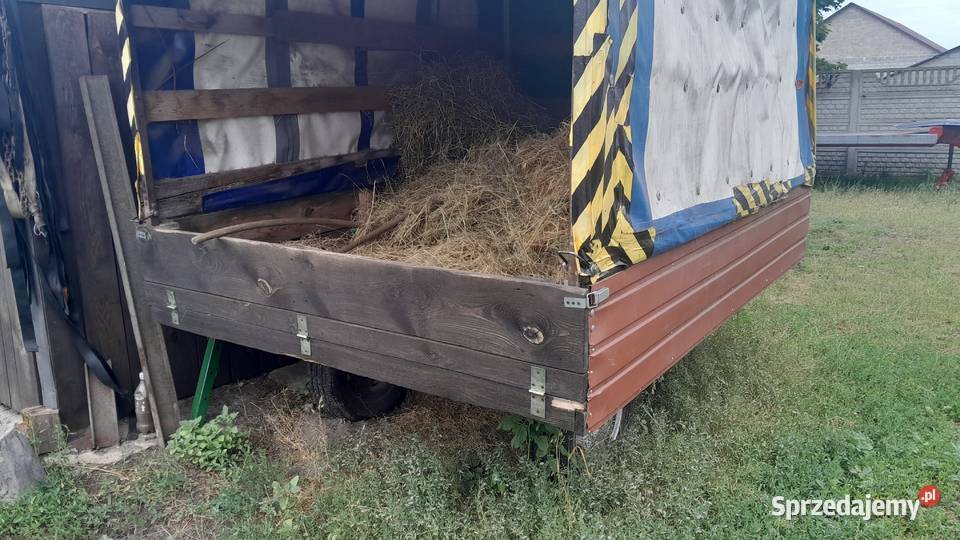 Przyczepa z plandeka 2x25 mazowieckie Kazimierówka