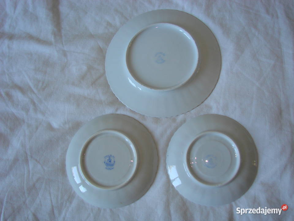 China Blau Bavaria Rosslau talerzyk Pruszcz Gdański