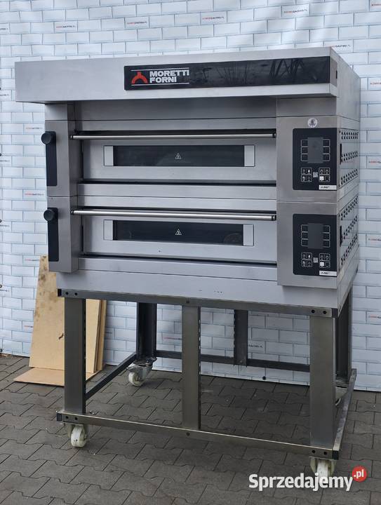 Piec do pizzy dwukomorowy z okapem i podstawą Warszawa