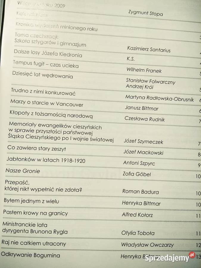 Kalendarz śląski 2009 unikaty kolekcje Antykwariat Warszawa