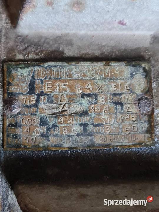 Silnik 75kW na wózku Rolnictwo Stare Grabie