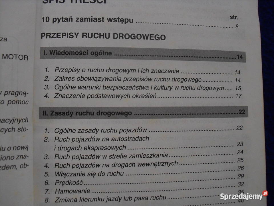 Książka do nauki na prawo jazdy Bielawa