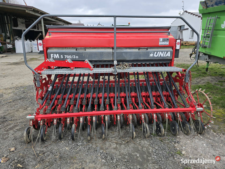 Agregat siewny talerzowy UNIA FM s7003 D 2019 r pomorskie Czarne