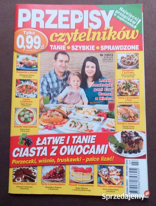 PRZEPISY CZYTELNIKÓW 72013 M INGULASZ RYBNY Rok wydania 2013 Piszczac