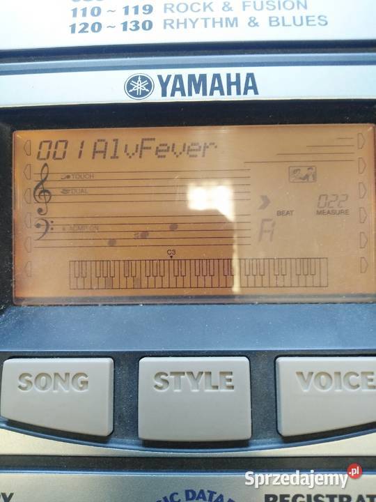 Keybord YAMAHA PSR 350 na części Szczecin