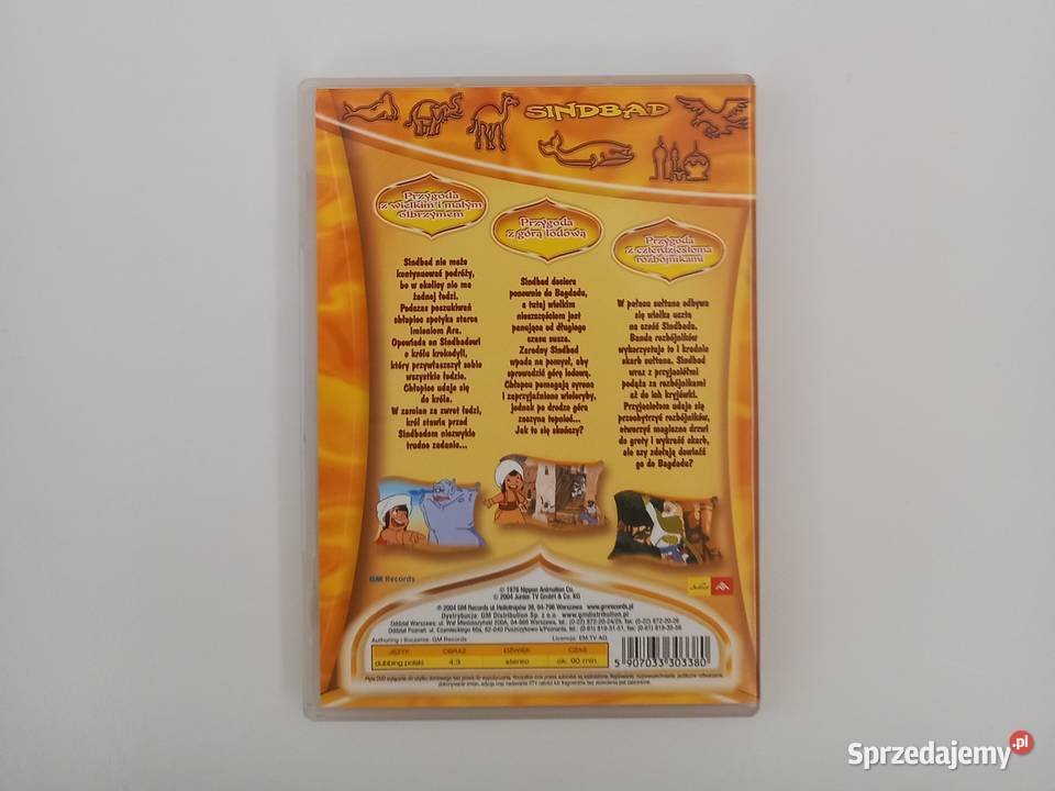 Serial Sindbad serial animowany do wyboru Kraków sprzedam