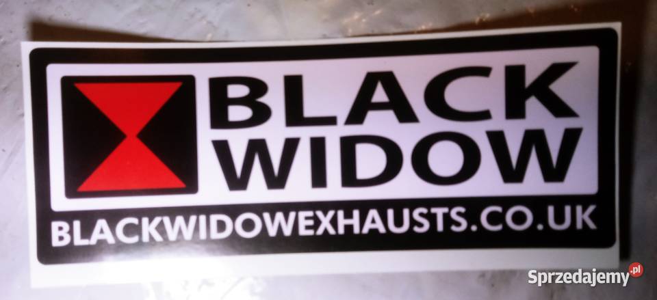 Naklejka motocyklowa Black Widow Sieradz