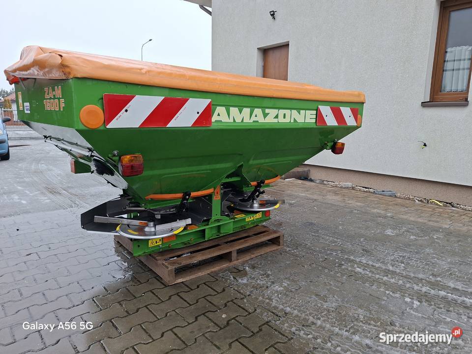 Rozsiewacz nawozu amazone zam 1500 w oryginale nieuszkodzony Rozsiewacze nawozów Września
