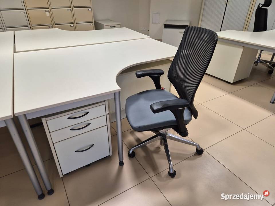 Biurko narożne 160x120 duże stabilne Dostępne 4 mazowieckie Warszawa sprzedam
