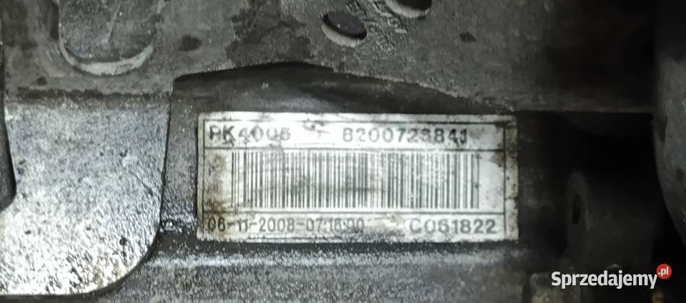 Skrzynia Biegów PK4005 20 DCI Renault Espace 4 Hrubieszów