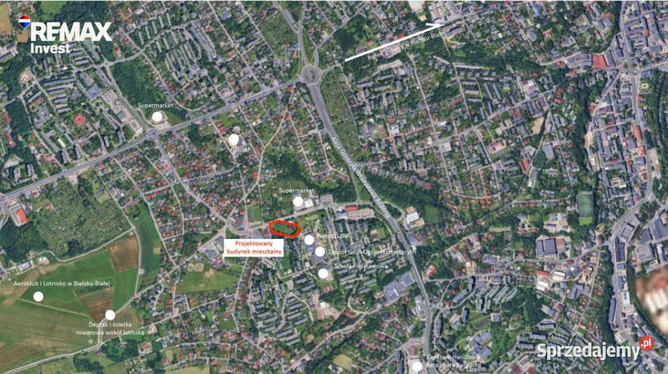 Działka pod inwestycję deweloperską Bielsko-Biała